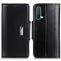 Leather Case Stands Flip Cover Holder M13L for OnePlus Nord CE 5G Black