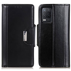 Leather Case Stands Flip Cover Holder M13L for Realme 9 5G India Black