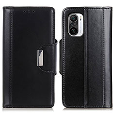 Leather Case Stands Flip Cover Holder M13L for Xiaomi Redmi K40 5G Black