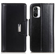 Leather Case Stands Flip Cover Holder M13L for Xiaomi Redmi K40 Pro+ Plus 5G Black