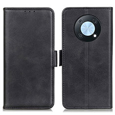 Leather Case Stands Flip Cover Holder M15L for Huawei Enjoy 50 Pro Black