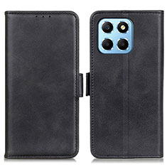 Leather Case Stands Flip Cover Holder M15L for Huawei Honor X6 5G Black