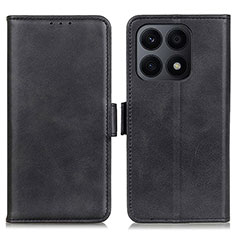 Leather Case Stands Flip Cover Holder M15L for Huawei Honor X8a 4G Black