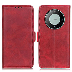 Leather Case Stands Flip Cover Holder M15L for Huawei Mate 60 Pro+ Plus Red