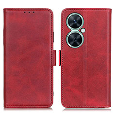 Leather Case Stands Flip Cover Holder M15L for Huawei Nova 11i Red