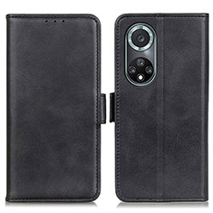 Leather Case Stands Flip Cover Holder M15L for Huawei Nova 9 Pro Black