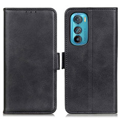 Leather Case Stands Flip Cover Holder M15L for Motorola Moto Edge 30 5G Black