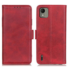 Leather Case Stands Flip Cover Holder M15L for Nokia C110 Red