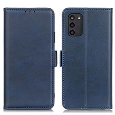 Leather Case Stands Flip Cover Holder M15L for Nokia G100 Blue