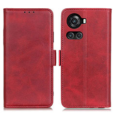 Leather Case Stands Flip Cover Holder M15L for OnePlus Ace 5G Red