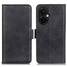 Leather Case Stands Flip Cover Holder M15L for Oppo K11x 5G Black