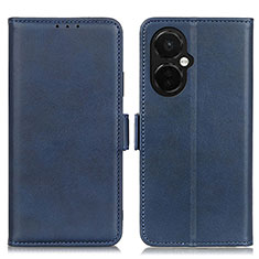 Leather Case Stands Flip Cover Holder M15L for Oppo K11x 5G Blue