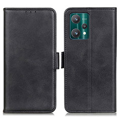Leather Case Stands Flip Cover Holder M15L for Realme 9 Pro+ Plus 5G Black
