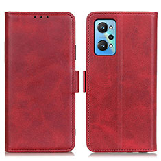 Leather Case Stands Flip Cover Holder M15L for Realme GT Neo2 5G Red