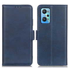 Leather Case Stands Flip Cover Holder M15L for Realme GT2 5G Blue