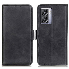 Leather Case Stands Flip Cover Holder M15L for Realme Q5i 5G Black