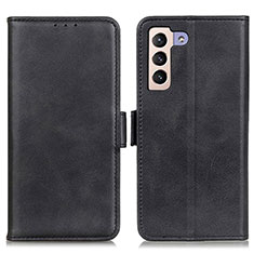 Leather Case Stands Flip Cover Holder M15L for Samsung Galaxy S23 Plus 5G Black