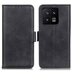 Leather Case Stands Flip Cover Holder M15L for Xiaomi Mi 13 Pro 5G Black