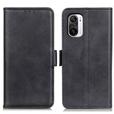 Leather Case Stands Flip Cover Holder M15L for Xiaomi Redmi K40 5G Black