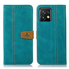 Leather Case Stands Flip Cover Holder M16L for Motorola Moto Edge 40 Pro 5G Green