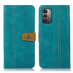 Leather Case Stands Flip Cover Holder M16L for Nokia G11 Green