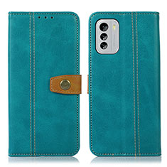 Leather Case Stands Flip Cover Holder M16L for Nokia G60 5G Green