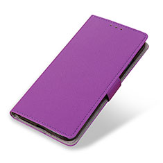 Leather Case Stands Flip Cover Holder M21L for Samsung Galaxy S22 5G Purple