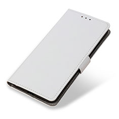 Leather Case Stands Flip Cover Holder M21L for Samsung Galaxy S23 Plus 5G White