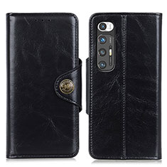 Leather Case Stands Flip Cover Holder ML12 for Xiaomi Mi 10S 5G Black