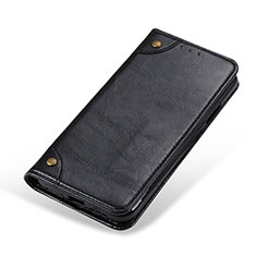 Leather Case Stands Flip Cover Holder ML4 for Xiaomi Redmi K40 5G Black