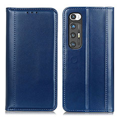 Leather Case Stands Flip Cover Holder ML5 for Xiaomi Mi 10S 5G Blue