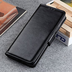 Leather Case Stands Flip Cover Holder ML7 for Huawei Honor 50 Lite Black