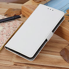 Leather Case Stands Flip Cover Holder ML8 for Samsung Galaxy A73 5G White