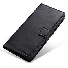 Leather Case Stands Flip Cover Holder ML9 for Samsung Galaxy A73 5G Black