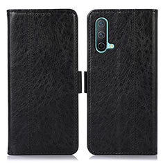 Leather Case Stands Flip Cover Holder N03P for OnePlus Nord CE 5G Black