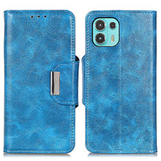 Leather Case Stands Flip Cover Holder N04P for Motorola Moto Edge 20 Lite 5G Sky Blue