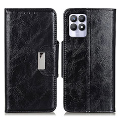 Leather Case Stands Flip Cover Holder N04P for Realme Narzo 50 4G Black