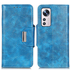 Leather Case Stands Flip Cover Holder N04P for Xiaomi Mi 12 Lite 5G Sky Blue