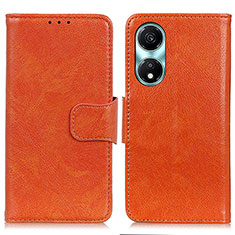 Leather Case Stands Flip Cover Holder N05P for Huawei Honor X5 Plus Orange