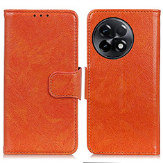 Leather Case Stands Flip Cover Holder N05P for OnePlus Ace 2 Pro 5G Orange