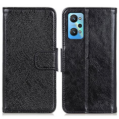 Leather Case Stands Flip Cover Holder N05P for Realme GT Neo 3T 5G Black