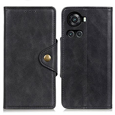 Leather Case Stands Flip Cover Holder N06P for OnePlus Ace 5G Black