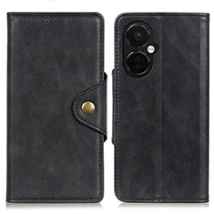 Leather Case Stands Flip Cover Holder N06P for OnePlus Nord CE 3 5G Black