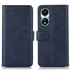 Leather Case Stands Flip Cover Holder N08P for Huawei Honor X5 Plus Blue