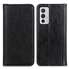 Leather Case Stands Flip Cover Holder N08P for OnePlus 9RT 5G Black