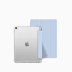 Leather Case Stands Flip Cover Holder P04 for Apple iPad 10.2 (2019) Sky Blue