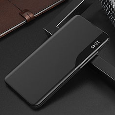 Leather Case Stands Flip Cover Holder Q02H for Xiaomi Poco X5 5G Black