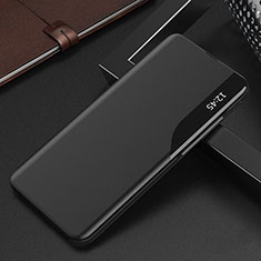 Leather Case Stands Flip Cover Holder Q02H for Xiaomi Redmi K40S 5G Black