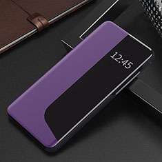 Leather Case Stands Flip Cover Holder QH1 for Huawei Mate 60 Pro+ Plus Purple