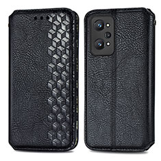 Leather Case Stands Flip Cover Holder S01D for Realme GT Neo2 5G Black